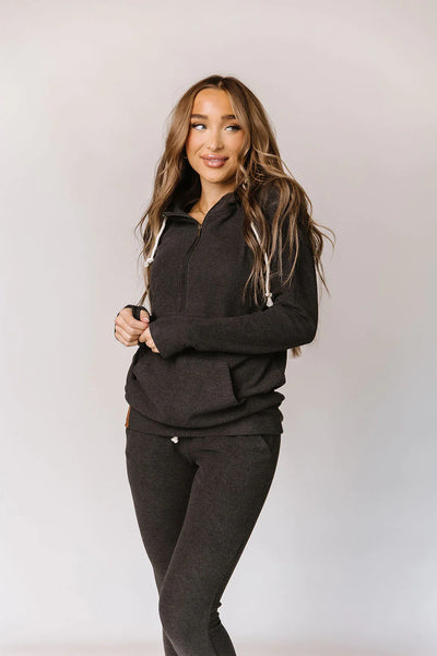 Ampersand Performance Fleece Halfzip Stone