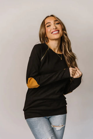 Ampersand Ave Cross my Heart Sidezip Pullover