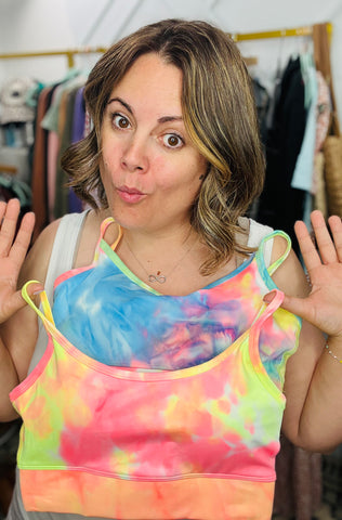 Tie Dye Padded Bra STEAL