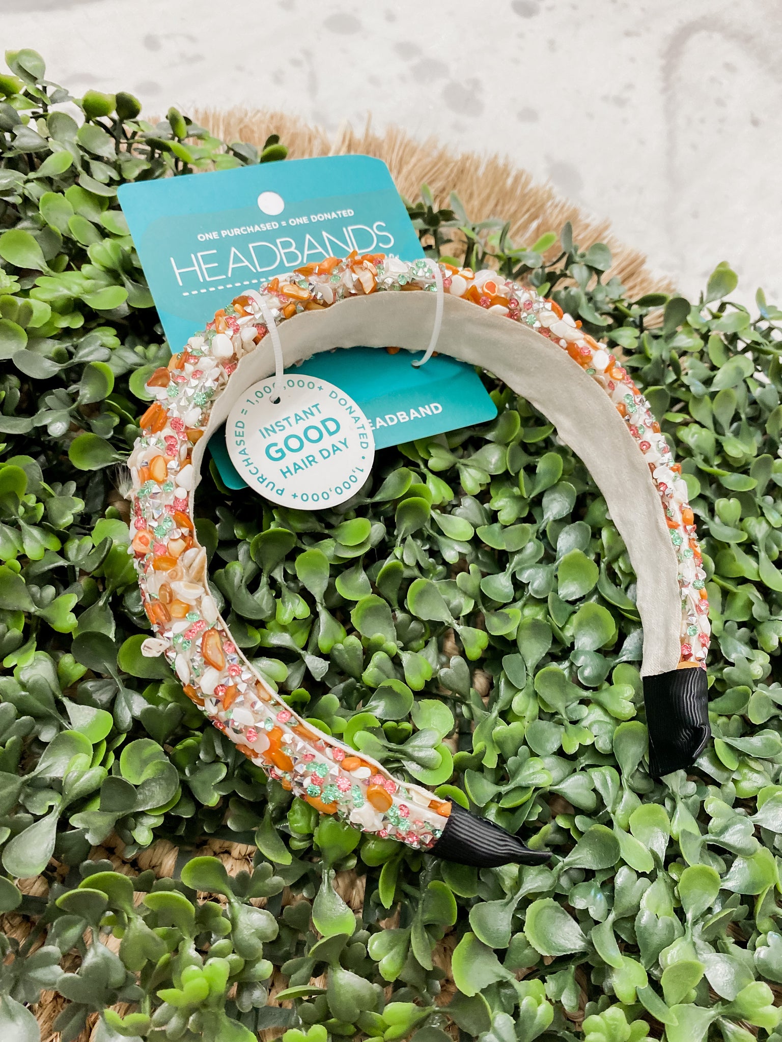 Headbands of Hope: All That Glitters Teal & Orange