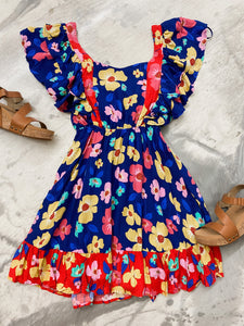 Frilly Floral Dress