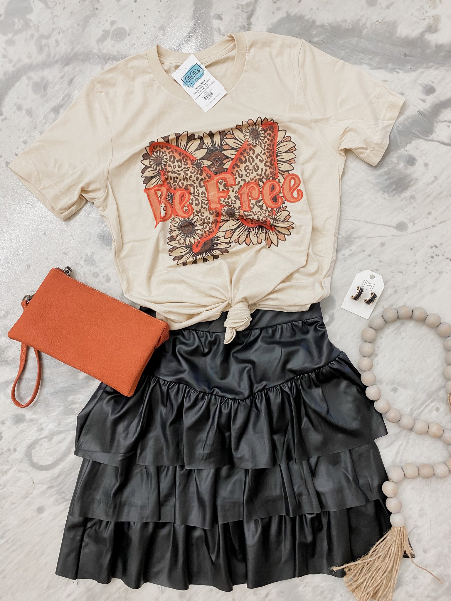 A Little Lady Leather Skirt