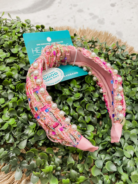 Headbands of Hope: It Girl Pink & Pearl