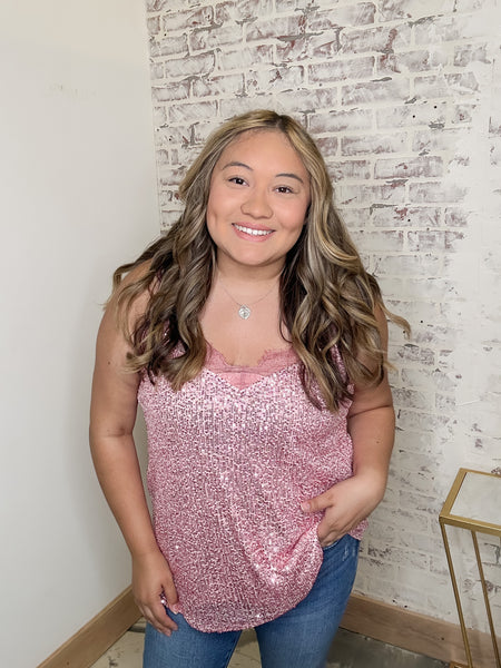 Sequin Sassy Nights Cami