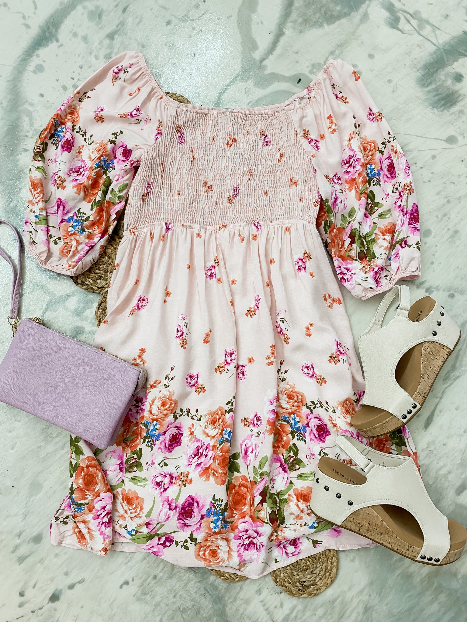 Pretty in Pink Smocked Dress