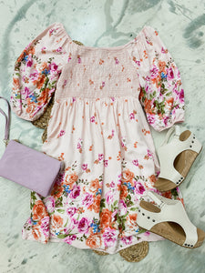 Pretty in Pink Smocked Dress