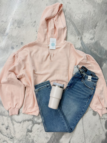 French Terry Oversized Hoodie