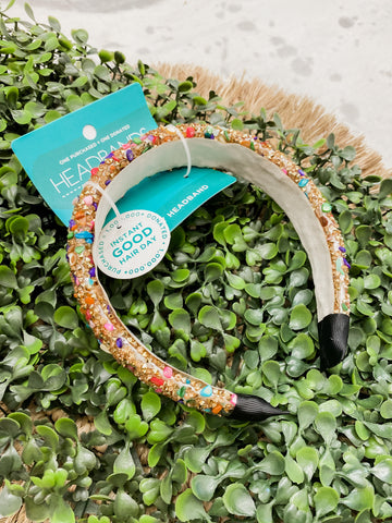 Headbands of Hope: All That Glitters Multi & Gold