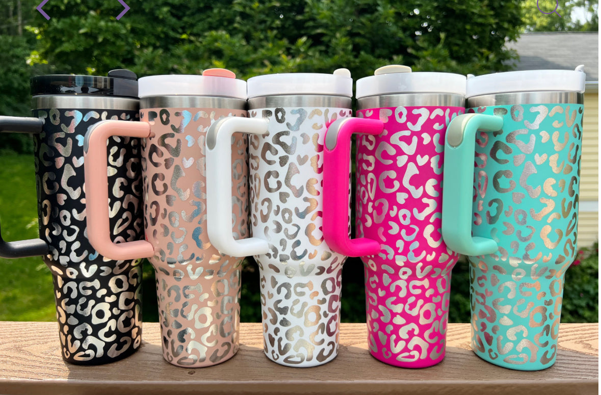 Holographic Lioness Tumbler