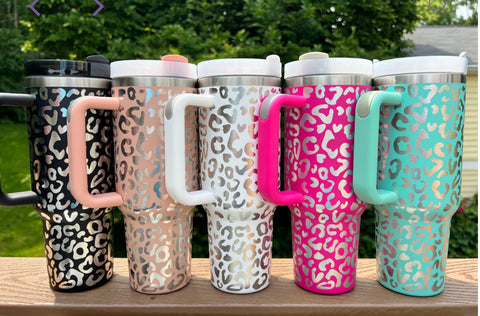 Holographic Lioness Tumbler