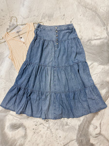 Sandy Denim Skirt