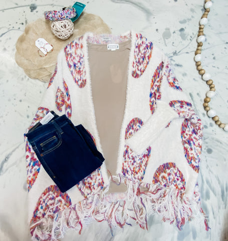 Metro Fringe Cardigan