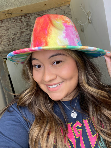 Tie Dye Fedora