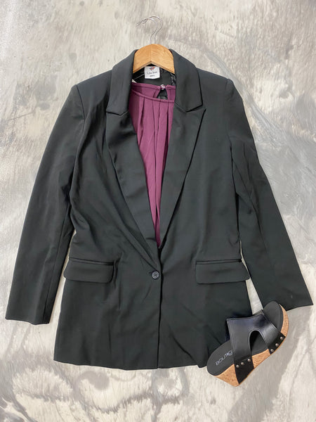 Keepin' Sexy Black Blazer