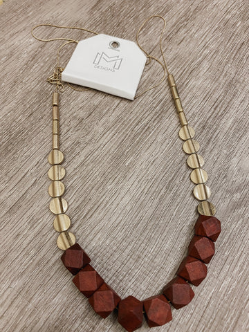 Greyson Necklace- Brown