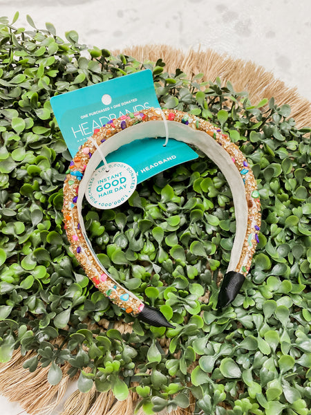 Headbands of Hope: All That Glitters Multi & Gold