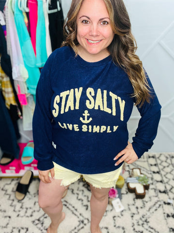 Simply Southern Salty Crewneck Sweatshirt