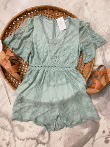 Sage Love Romper