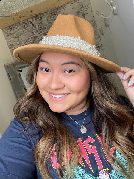 Pearls Away Fedora