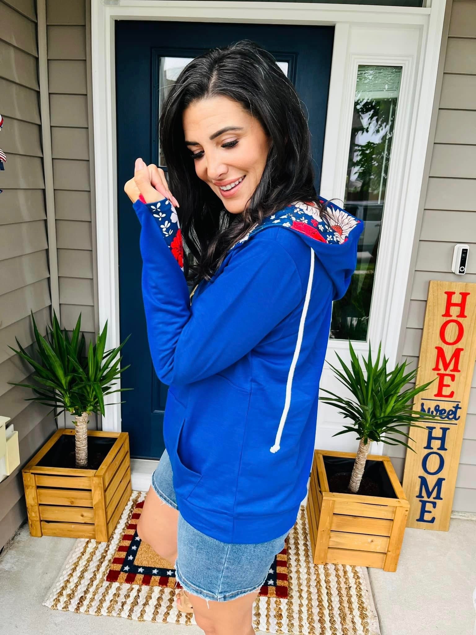 Audre Patriotic Half Zip
