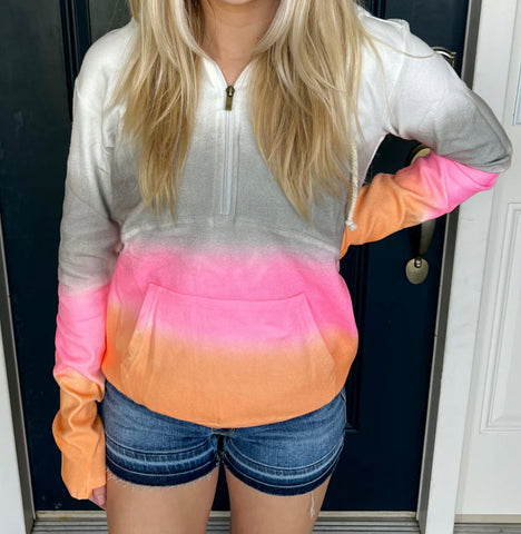 Ampersand Ave Half Zip Sunkissed