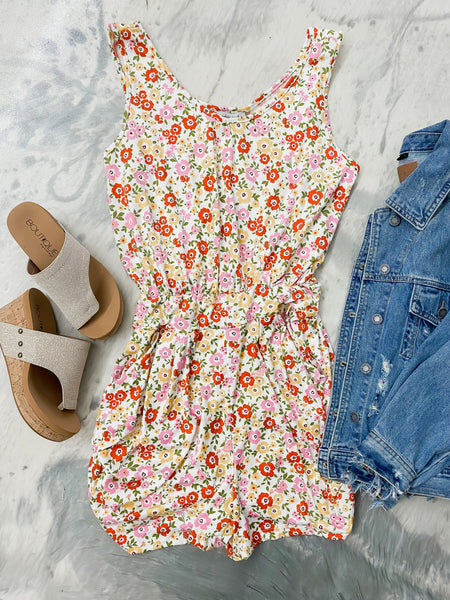 Retro Romper Ivory