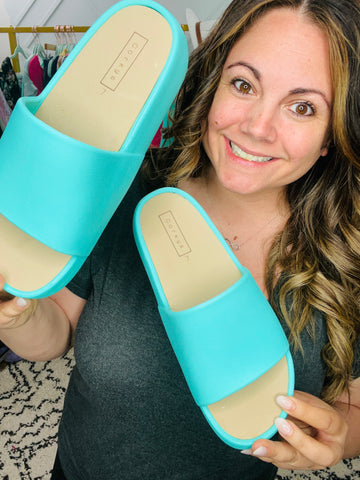 Corky Popsicle in Aqua