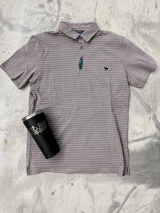 Simply Southern Men's Polo Gray