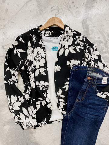 Workin' Hard Floral Blazer