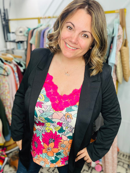 Keepin' Sexy Black Blazer