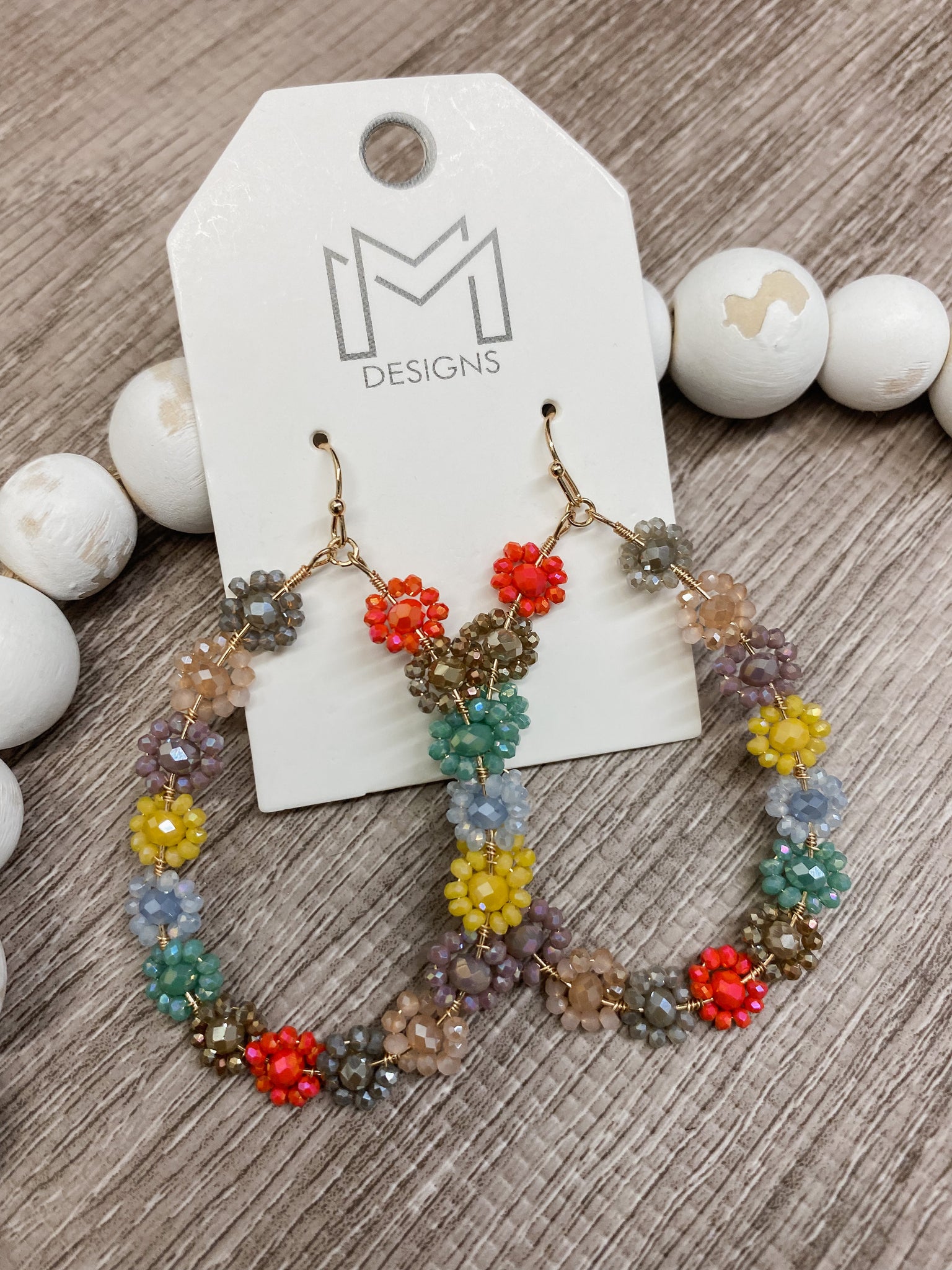 Flora Earrings- Light Multi