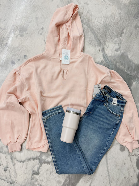 French Terry Oversized Hoodie