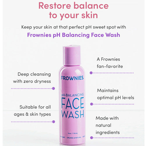 Frownies pH Balancing Natural & Organic Face Wash