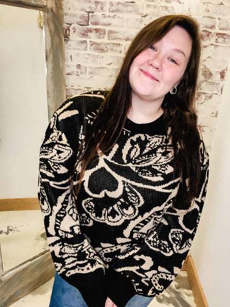 Perfect Paisley Sweater