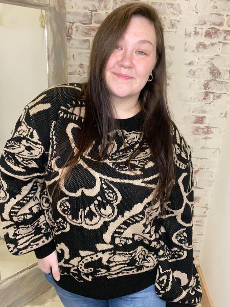 Perfect Paisley Sweater