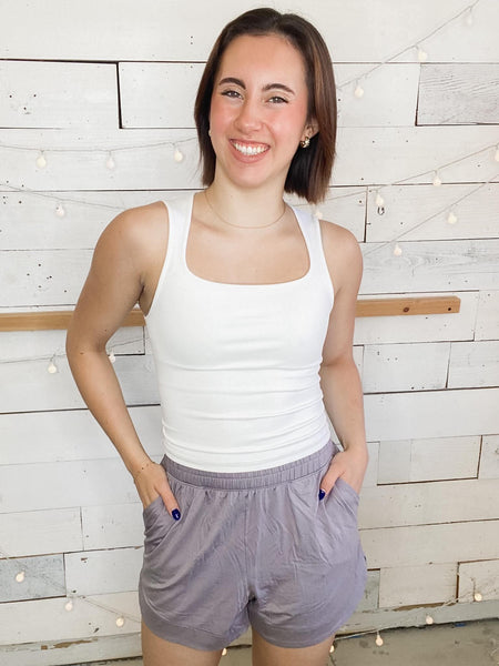 Rae Mode Modal Short in Gray