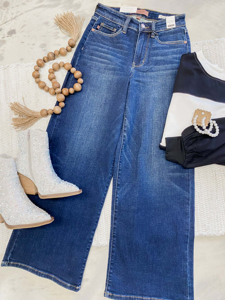 Judy Blue HW Ankle Wide