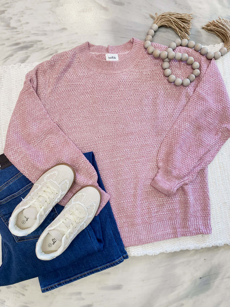 Magic Melange Sweater Rose