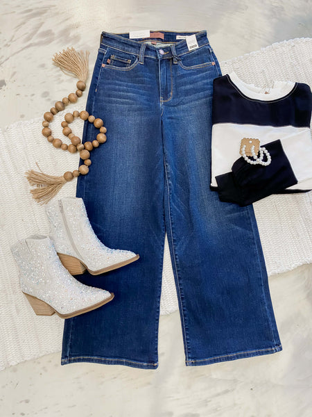 Judy Blue HW Ankle Wide