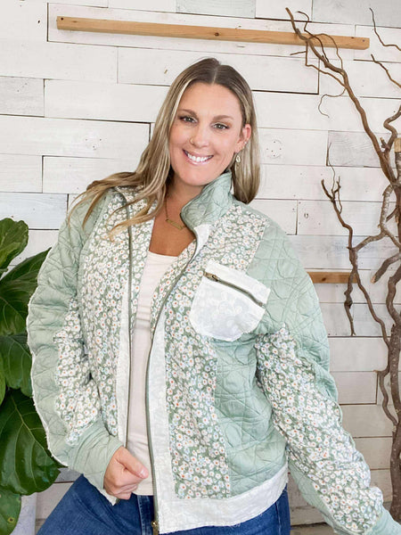 Ampersand Ave Patch Me Pretty Bomber Jacket