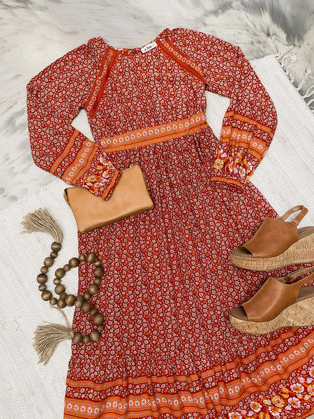 Boho Midi Dress
