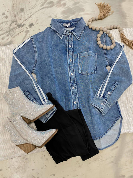 Washed Denim Jacket