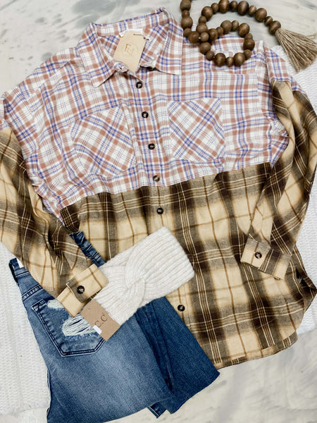 Plaid Oversized Shirt