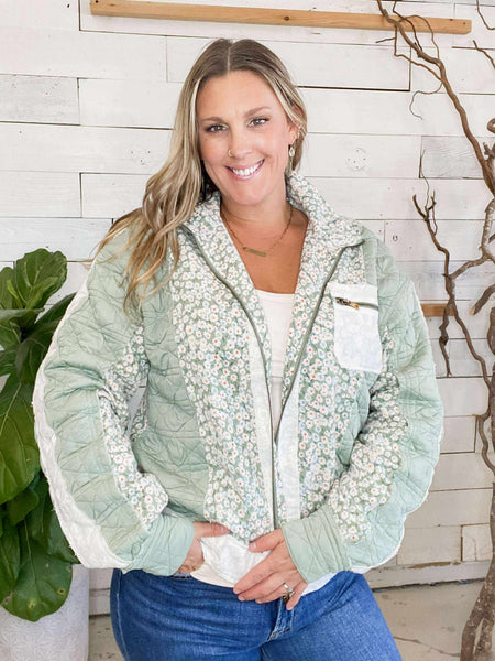 Ampersand Ave Patch Me Pretty Bomber Jacket