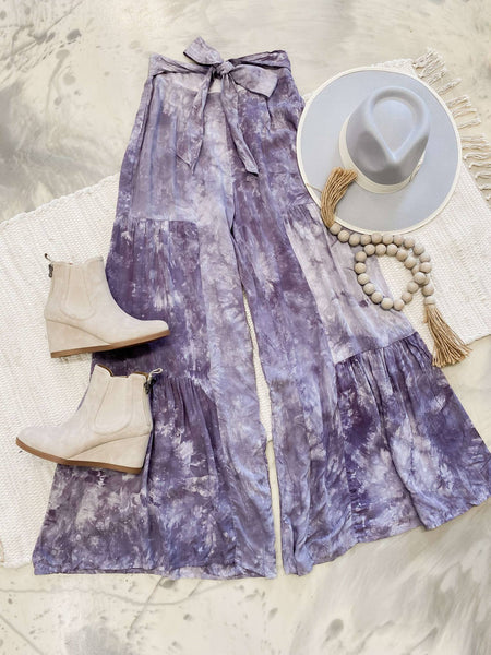 Tiered Tie Dye Pants