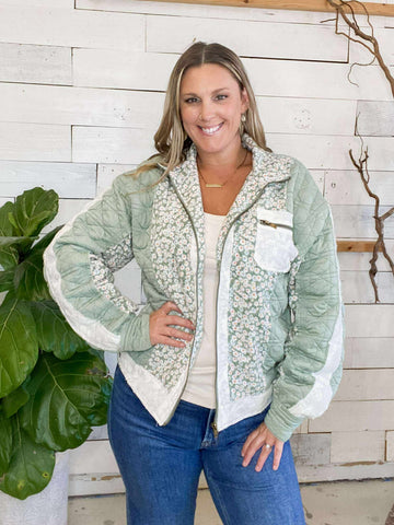 Ampersand Ave Patch Me Pretty Bomber Jacket
