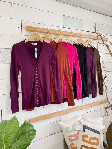 Basic Button Cardigan Fall Edition