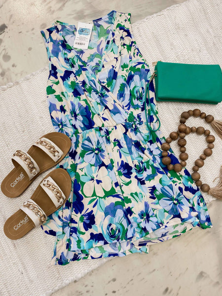 Pocket Delight Floral Romper