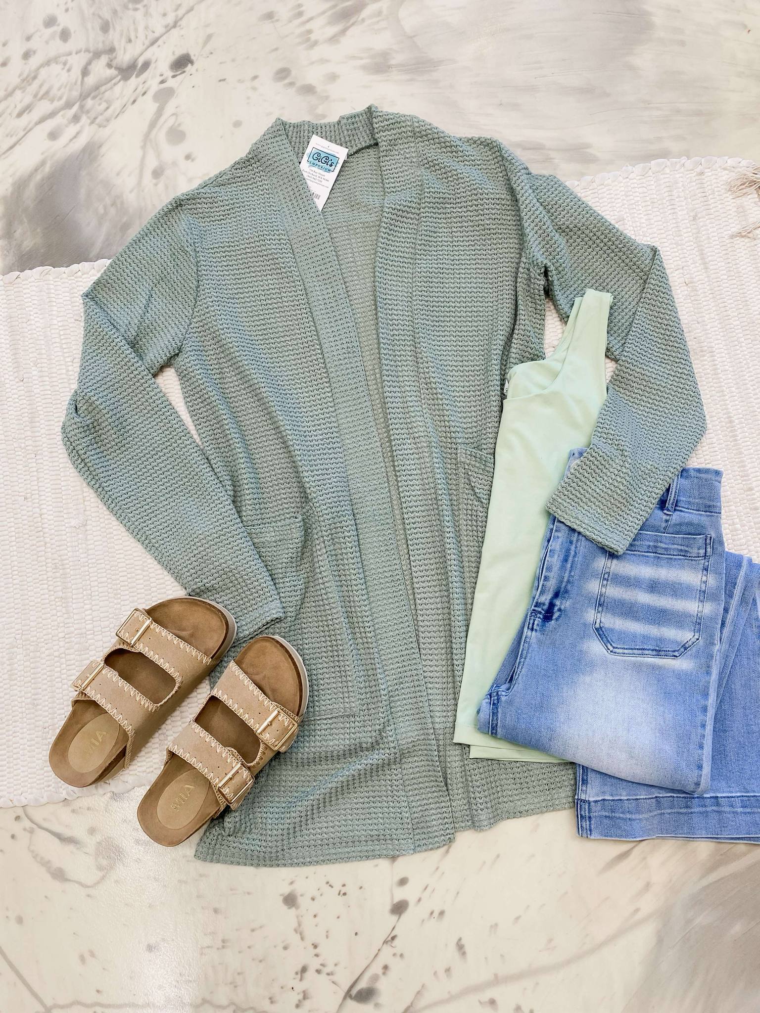 Lola Cardigan in Teal