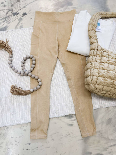 Rib Brushed Leggings